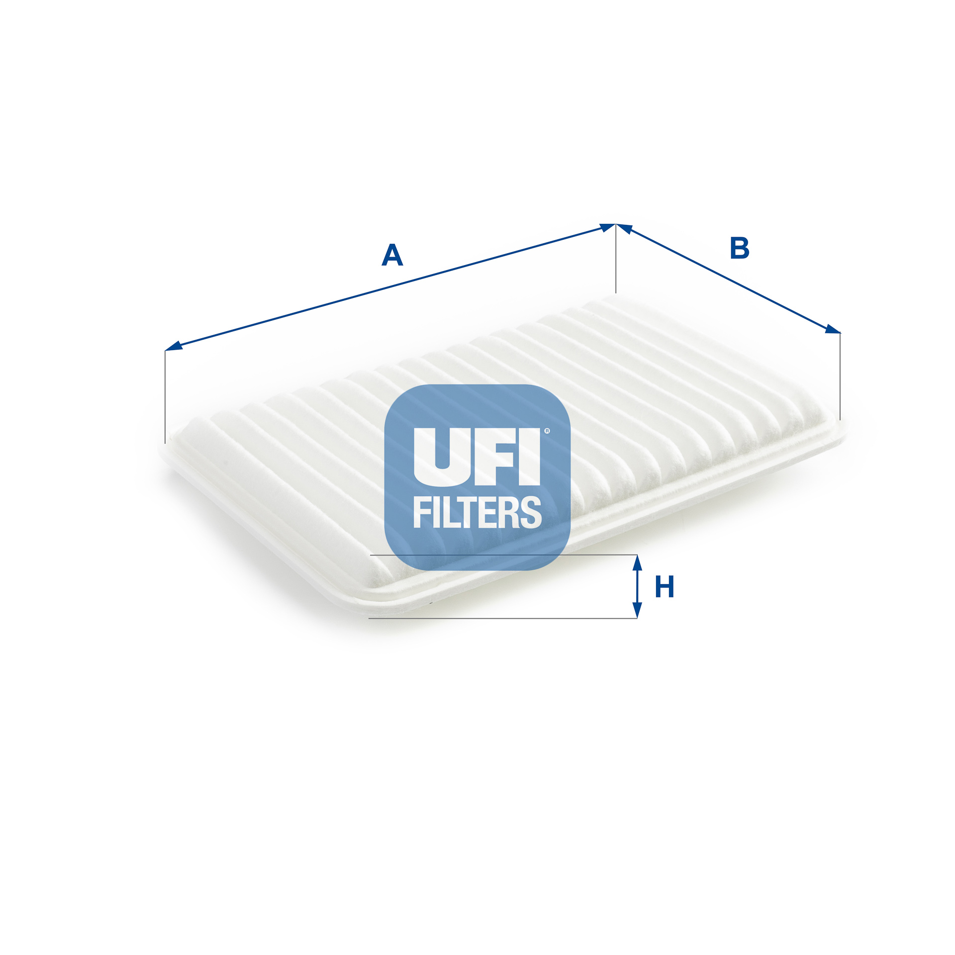UFI Luftfilter 3040900 Filterindsats 35mm for MAZDA