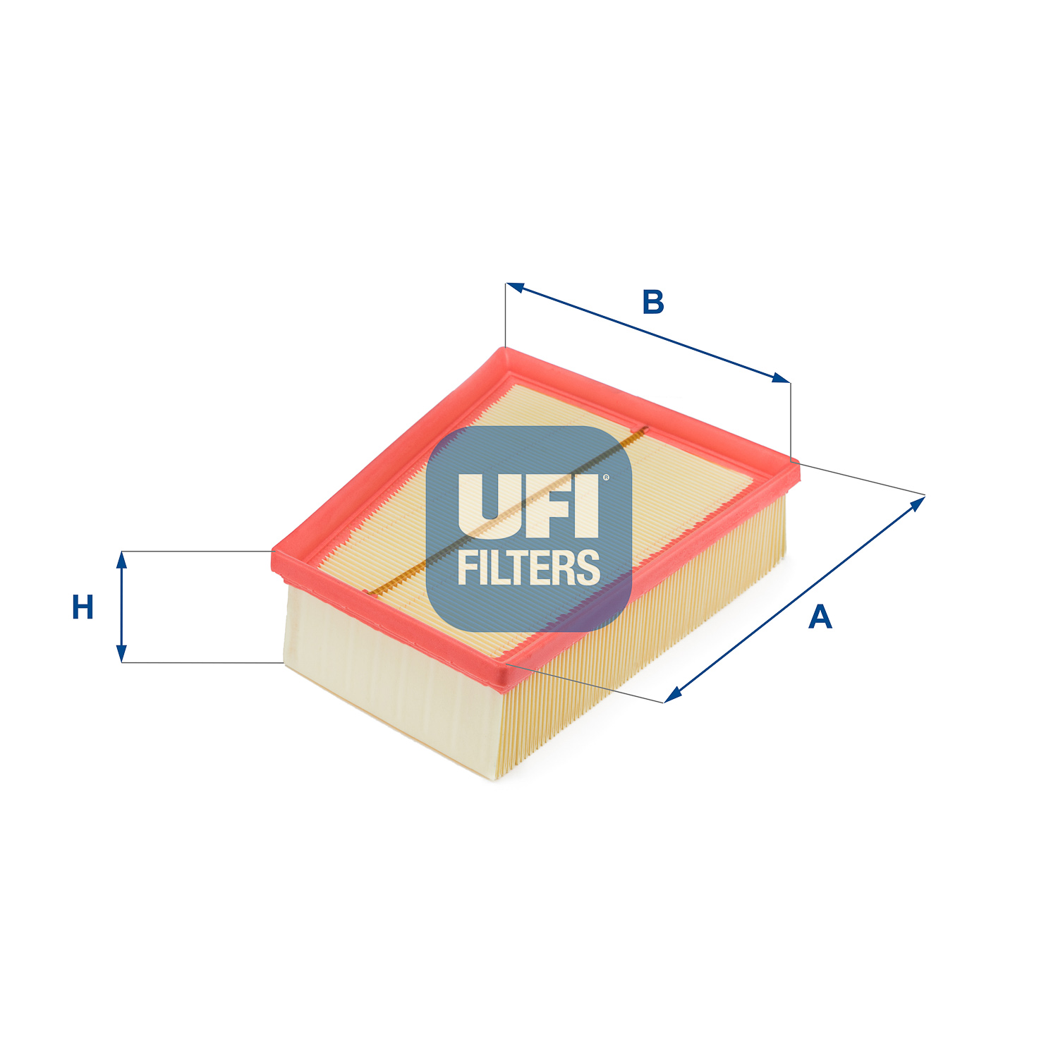 UFI Luftfilter 3041700 Filterindsats 58mm for RENAULT