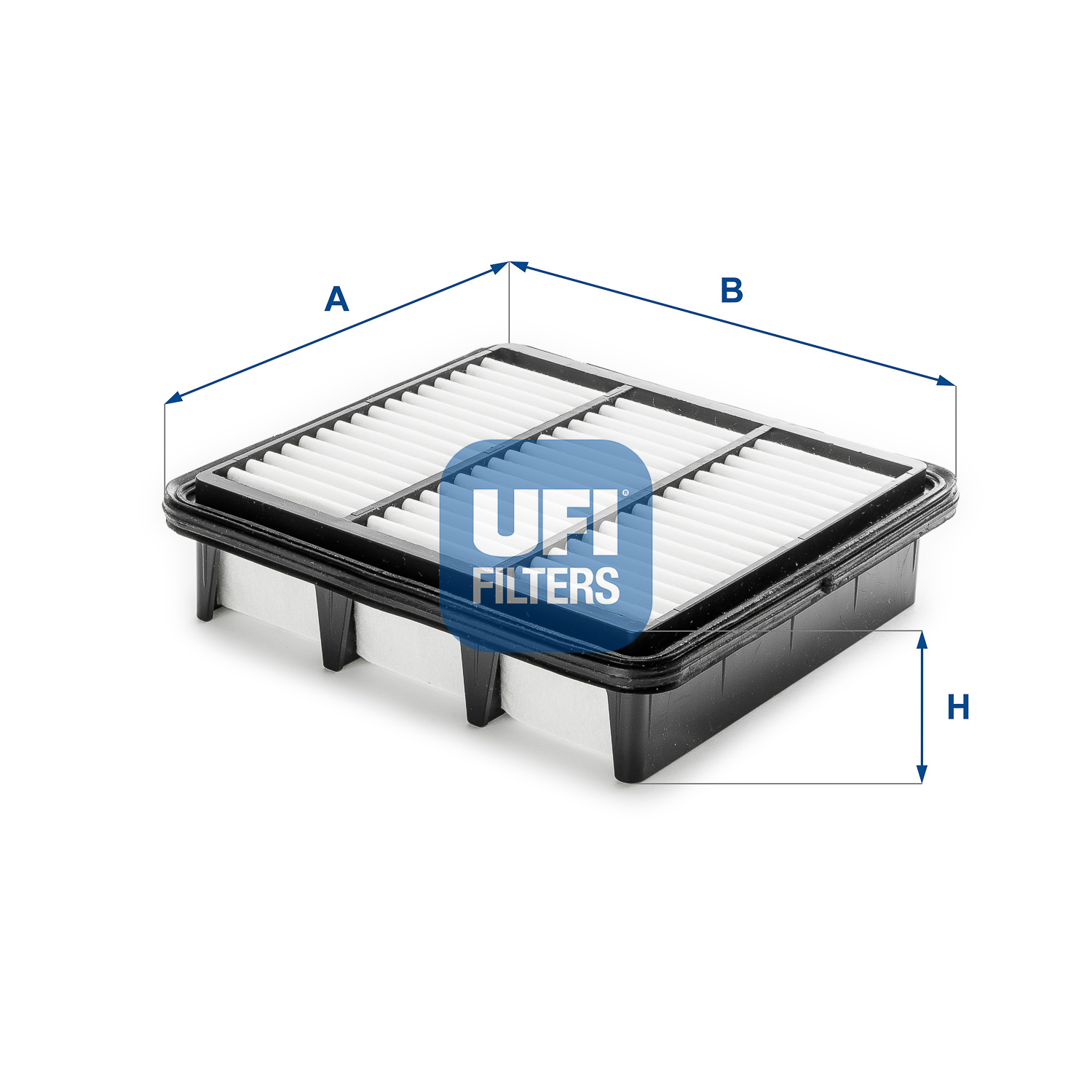 UFI Luftfilter 3045400 Filterindsats 50mm for KIA