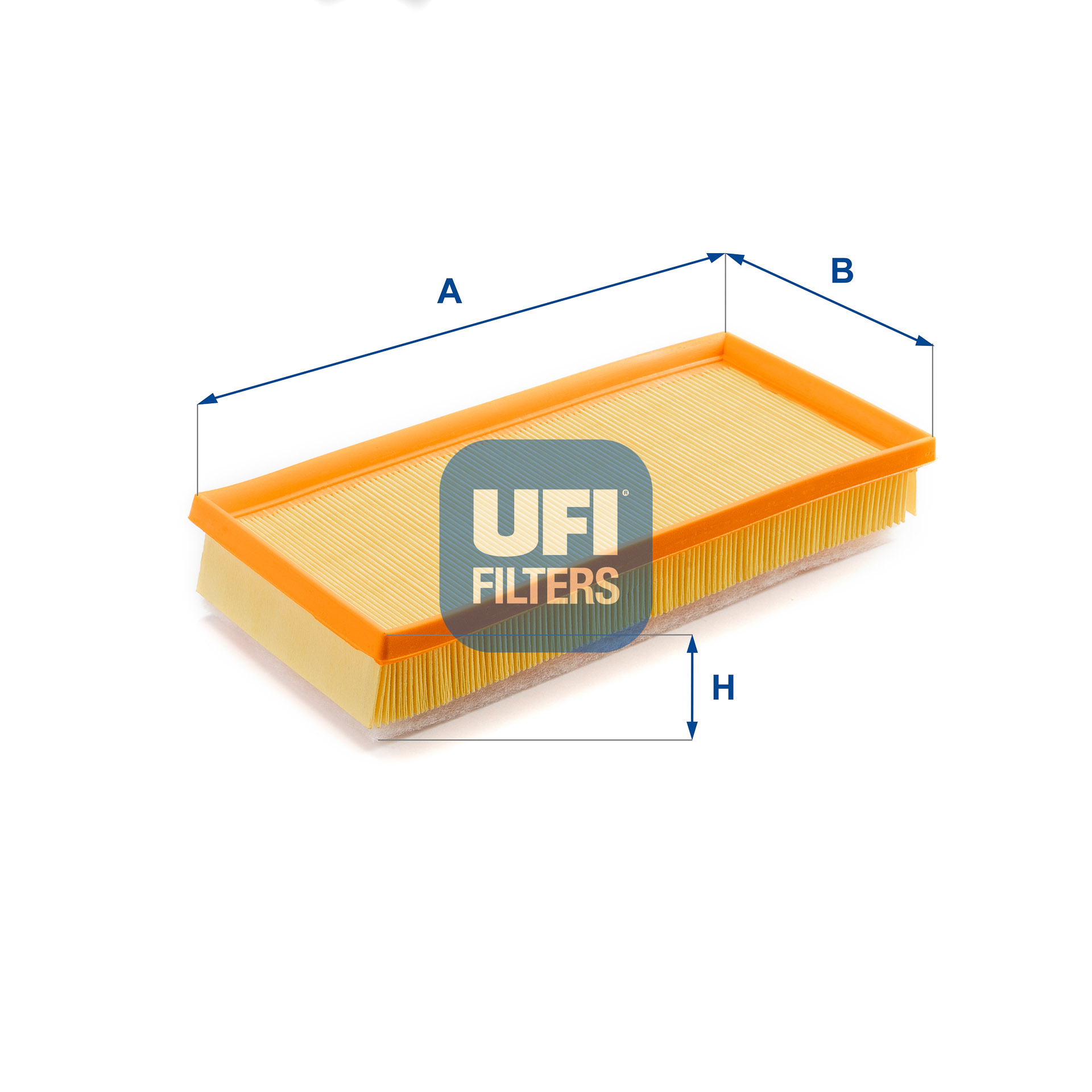 UFI Luftfilter 3047000 Filterindsats 64mm for TOYOTA