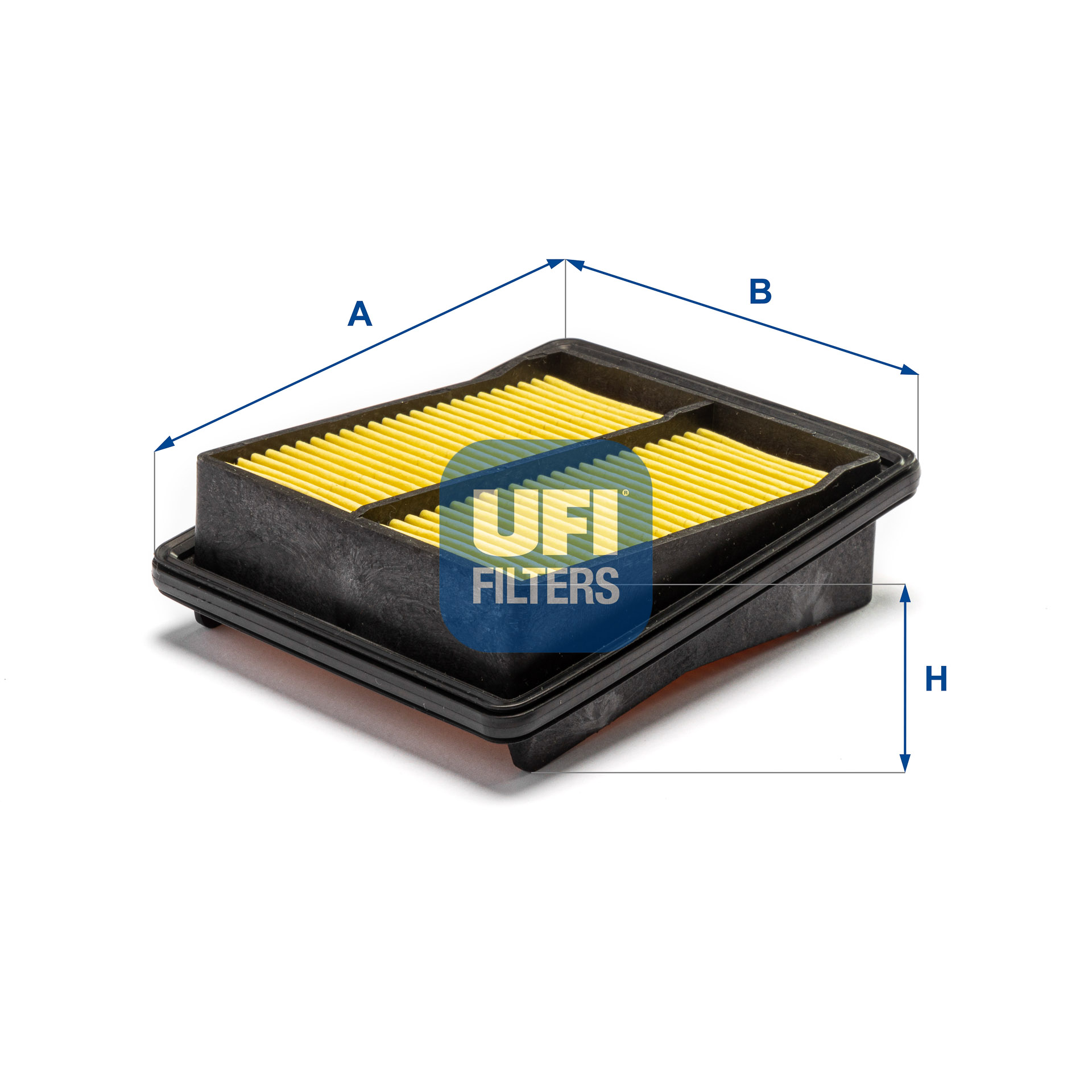 UFI Luftfilter 3049700 Filterindsats 51mm for HONDA