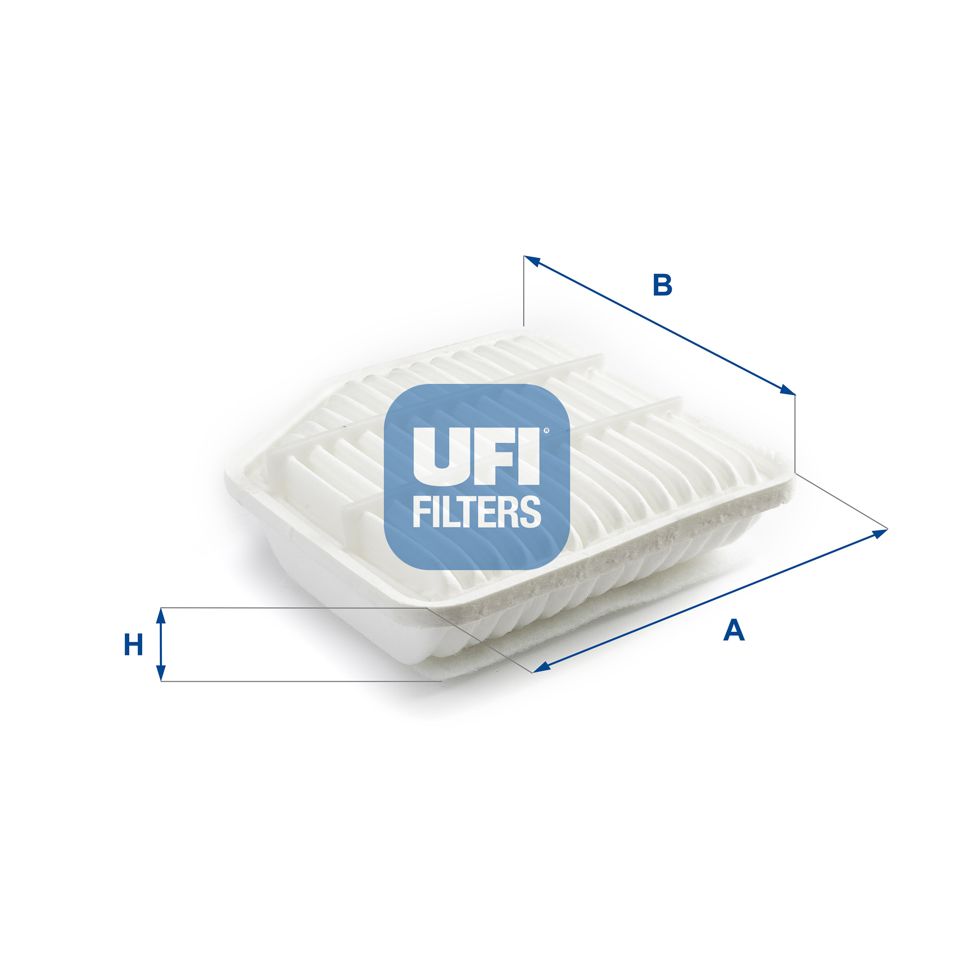 UFI Luftfilter 3045300 Filterindsats 70mm for TOYOTA
