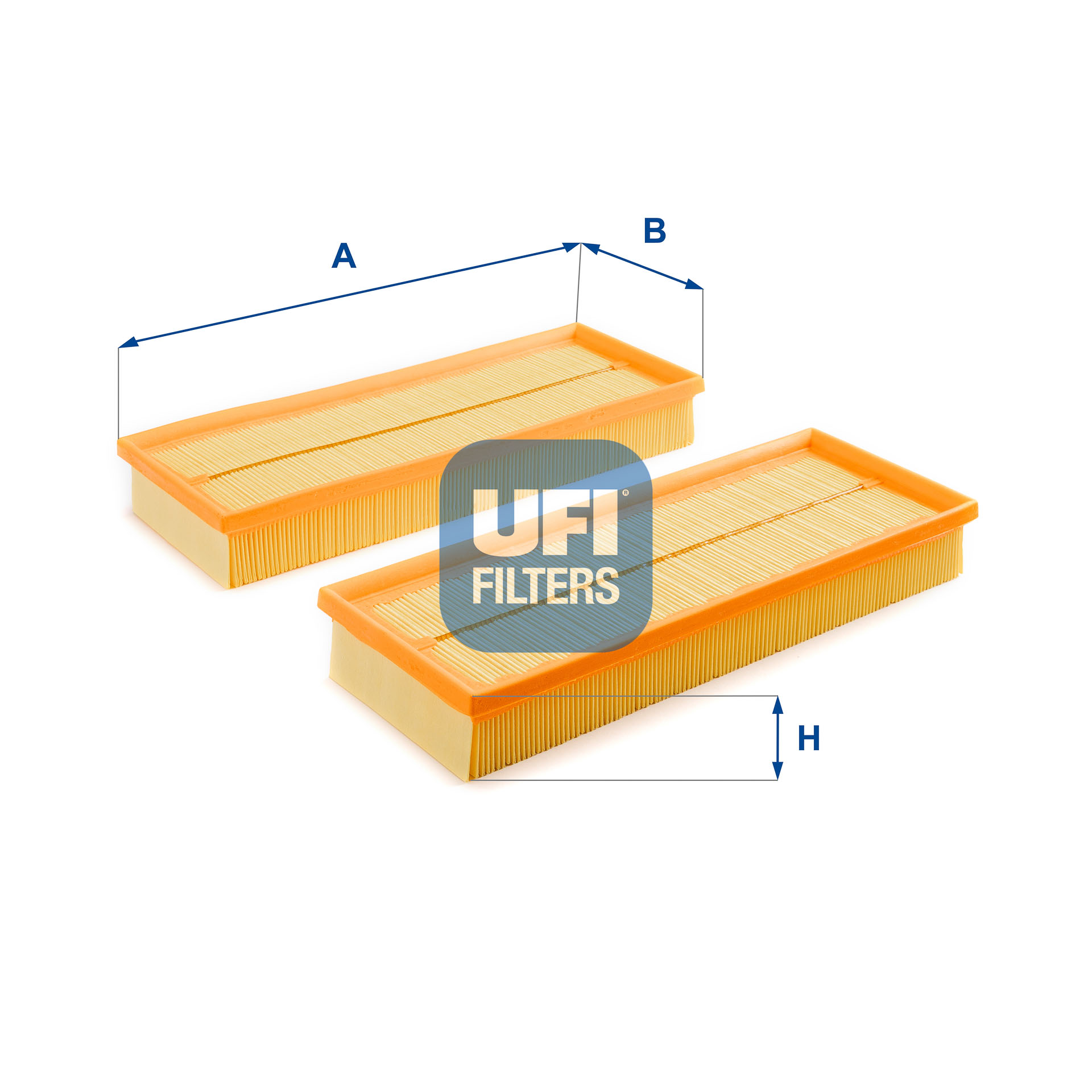 UFI Luftfilter 3053100 Filterindsats 50mm for MERCEDES-BENZ CHRYSLER