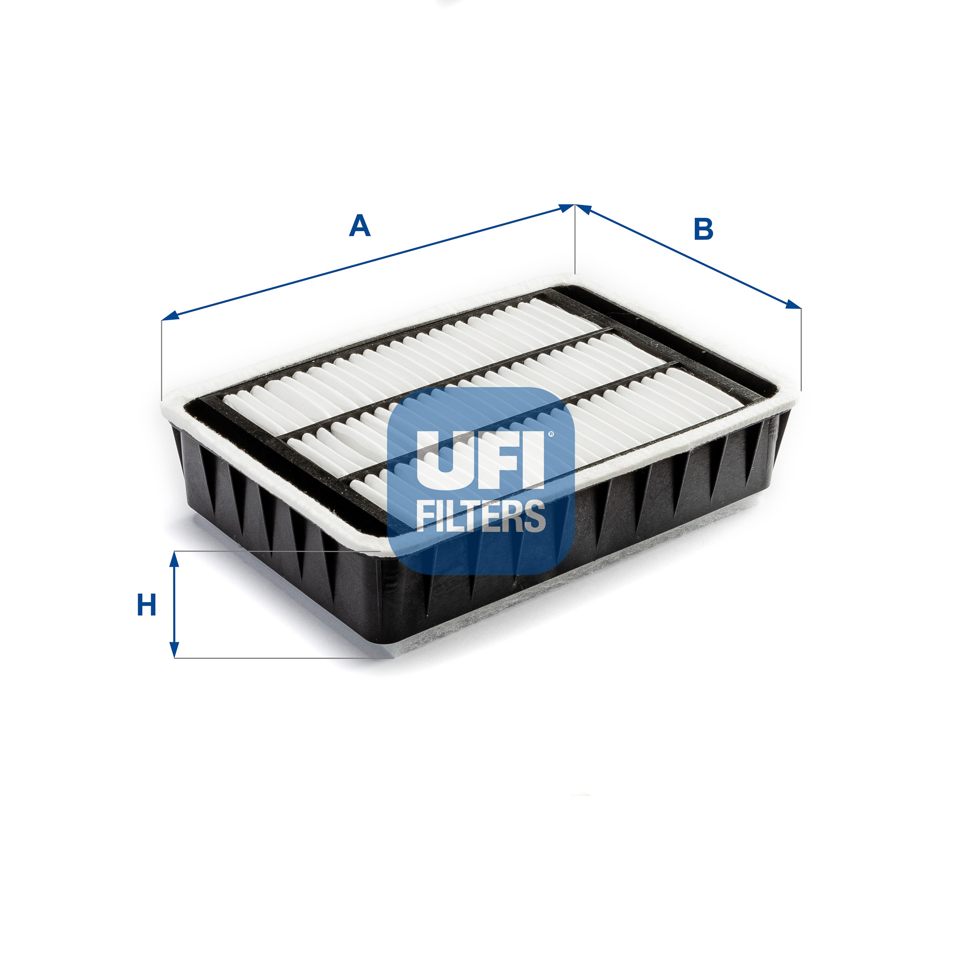 UFI Luftfilter 3053300 Filterindsats 55mm for PEUGEOT CITROËN MITSUBISHI
