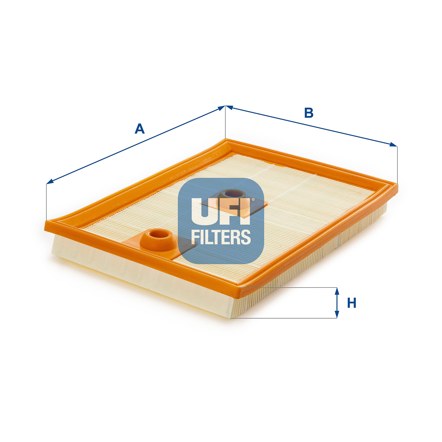 UFI Luftfilter 3054900 Filterindsats 24mm for VAG