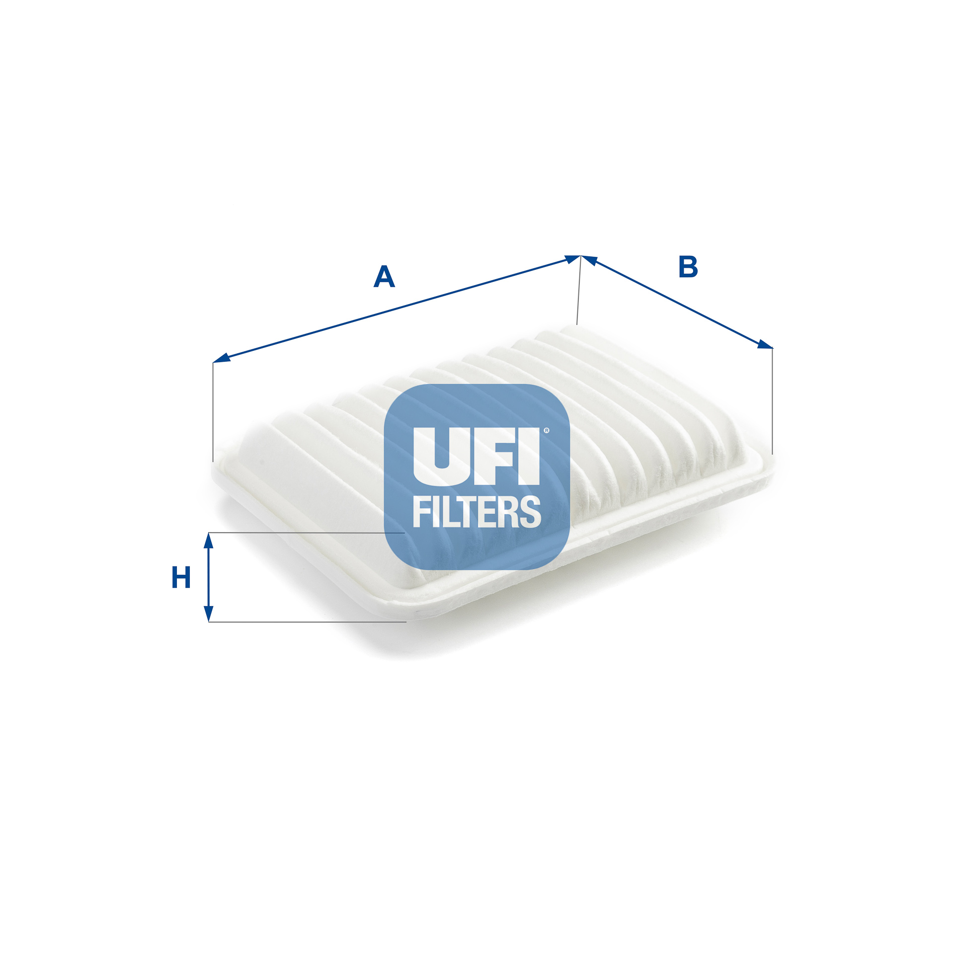 UFI Luftfilter 3055400 Filterindsats 54mm for TOYOTA
