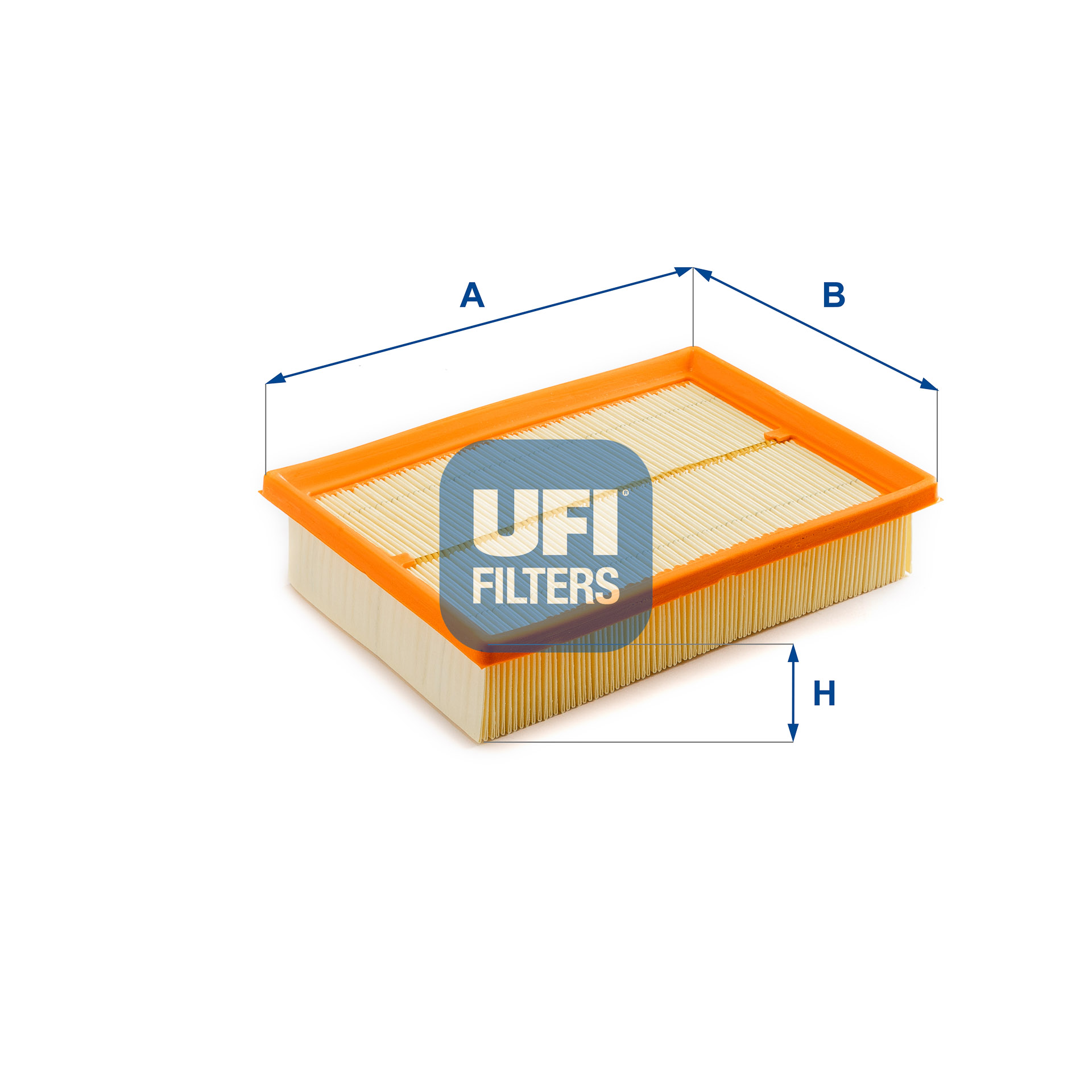UFI Luftfilter 3056900 Filterindsats 52mm for GENERAL MOTORS