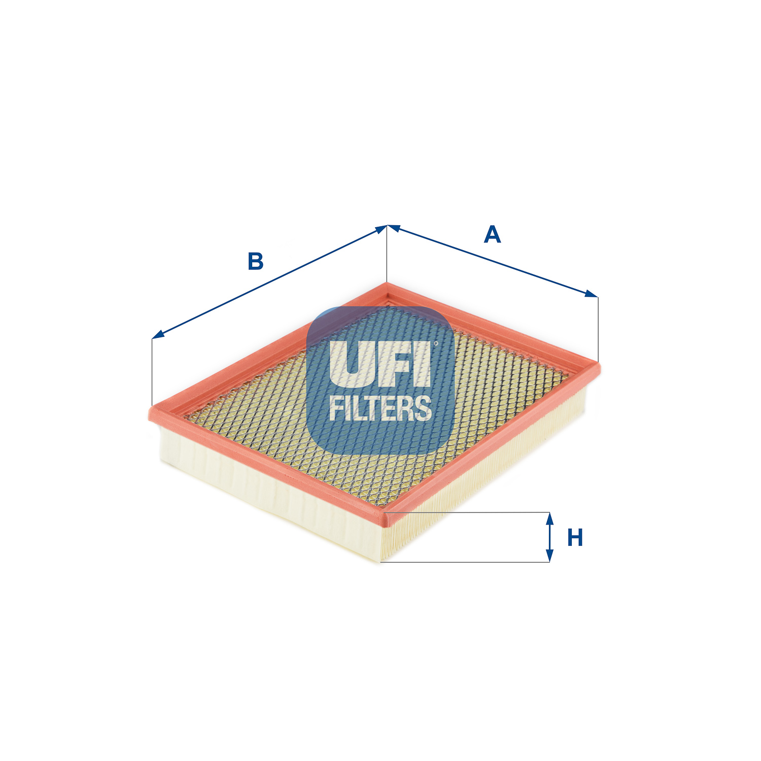 UFI Luftfilter 3059300 Filterindsats 37mm for CHRYSLER FIAT