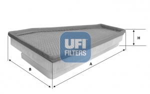 UFI Luftfilter 3060000 Filterindsats 60mm for CHRYSLER FIAT