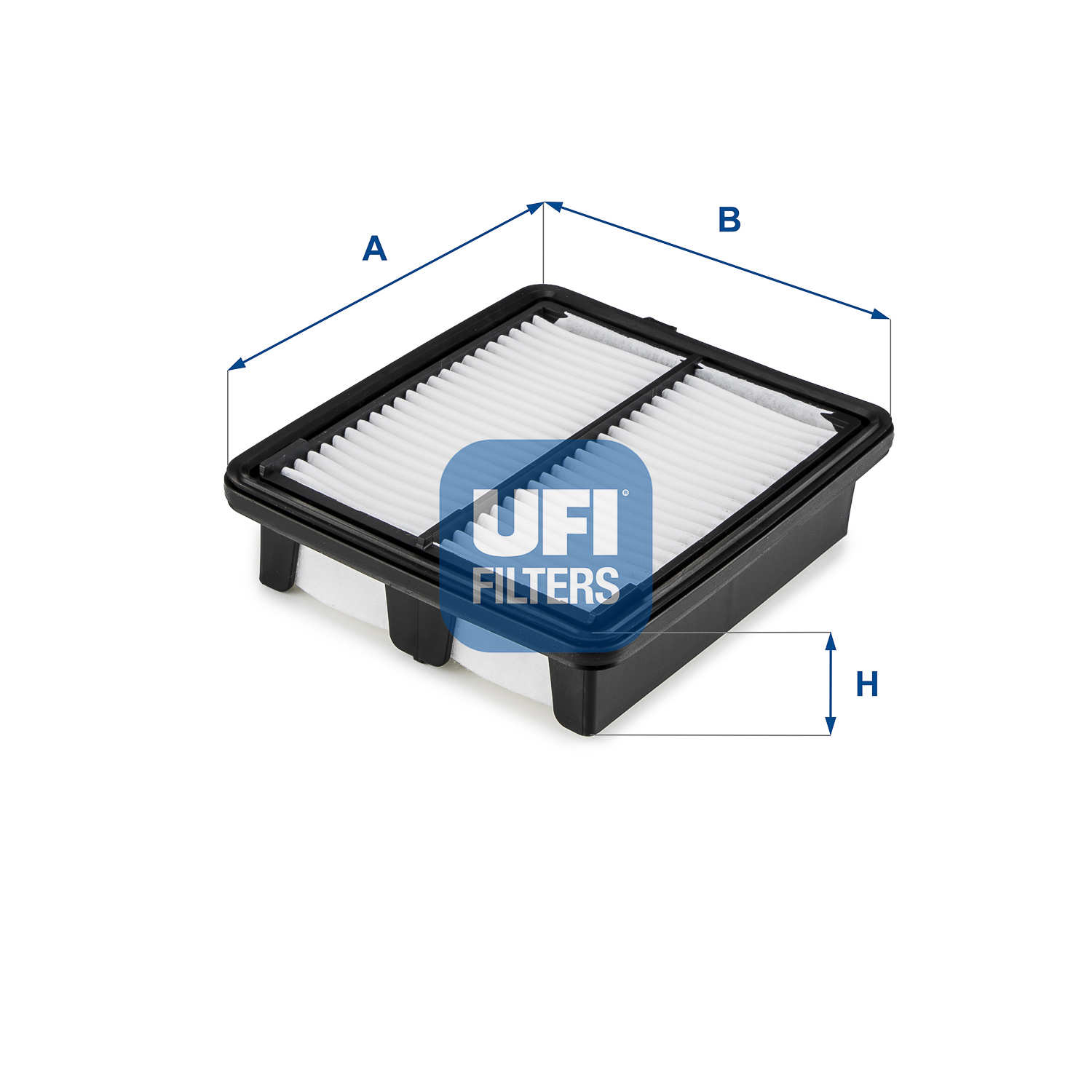UFI Luftfilter 3061700 Filterindsats 42mm for HONDA