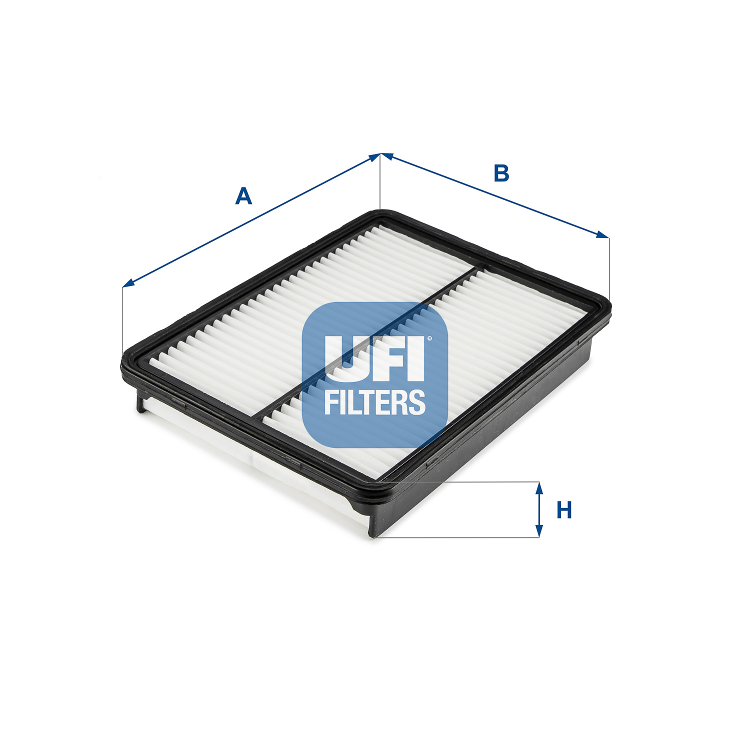 UFI Luftfilter 3063100 Filterindsats 41mm for KIA