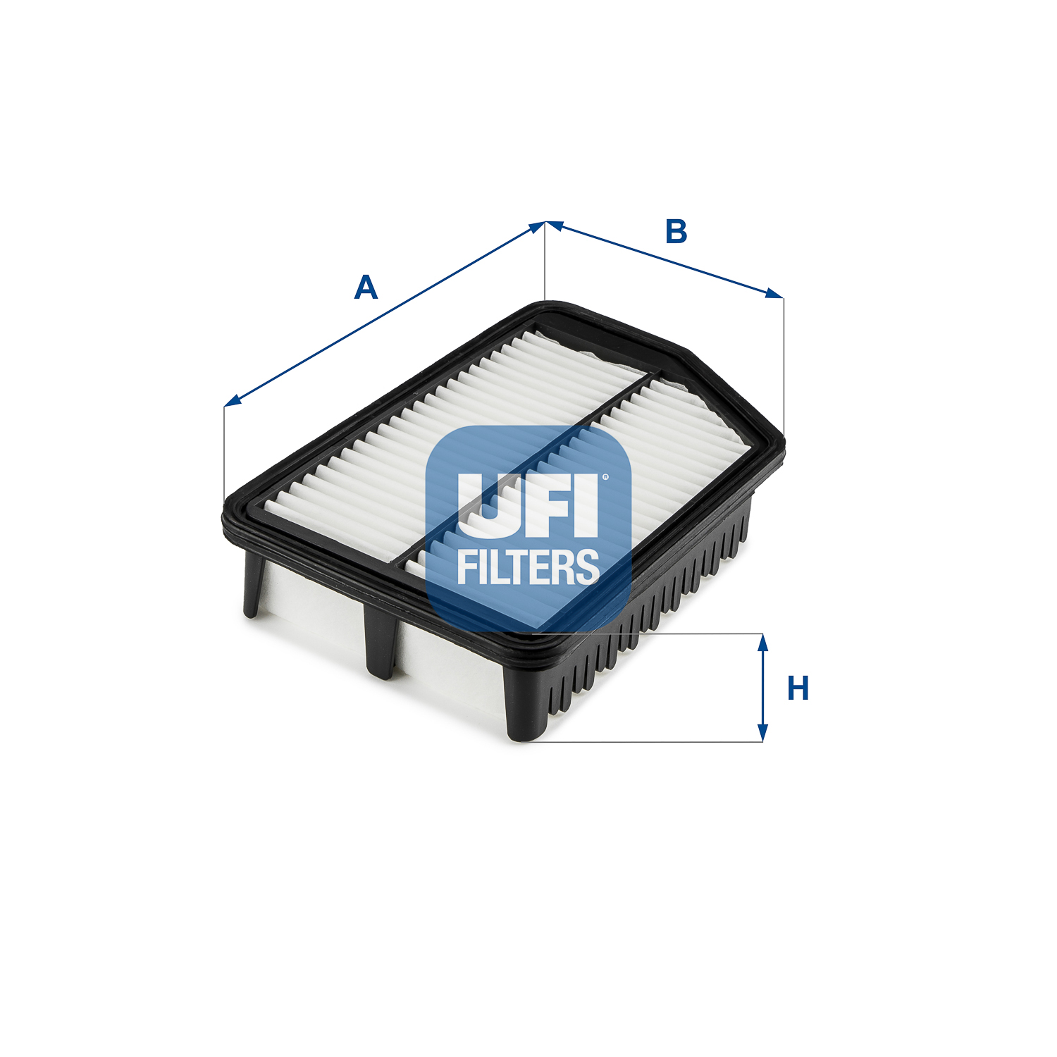 UFI Luftfilter 3063500 Filterindsats 51mm for KIA