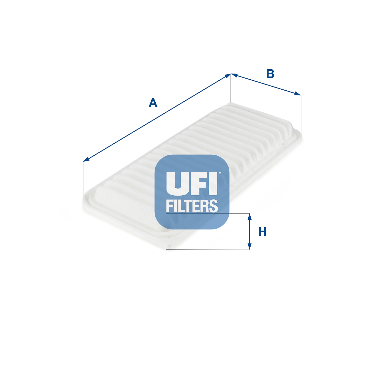 UFI Luftfilter 3063900 Filterindsats 37mm for TOYOTA