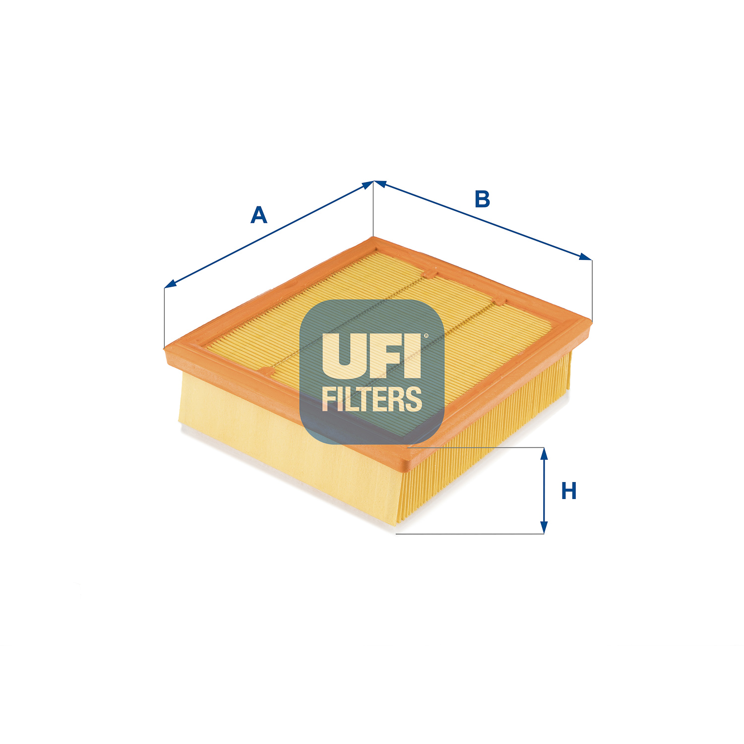 UFI Luftfilter 3067700 Filterindsats 68mm for FIAT CHRYSLER
