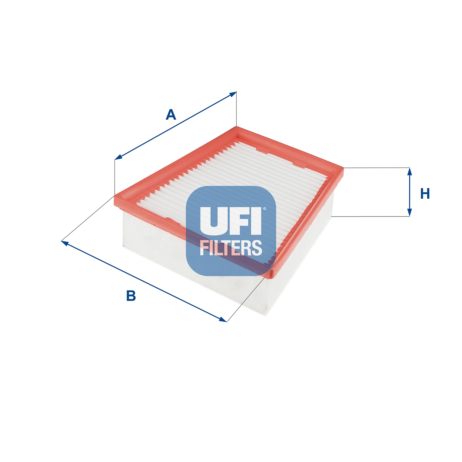 UFI Luftfilter 3068700 Filterindsats 58mm for RENAULT