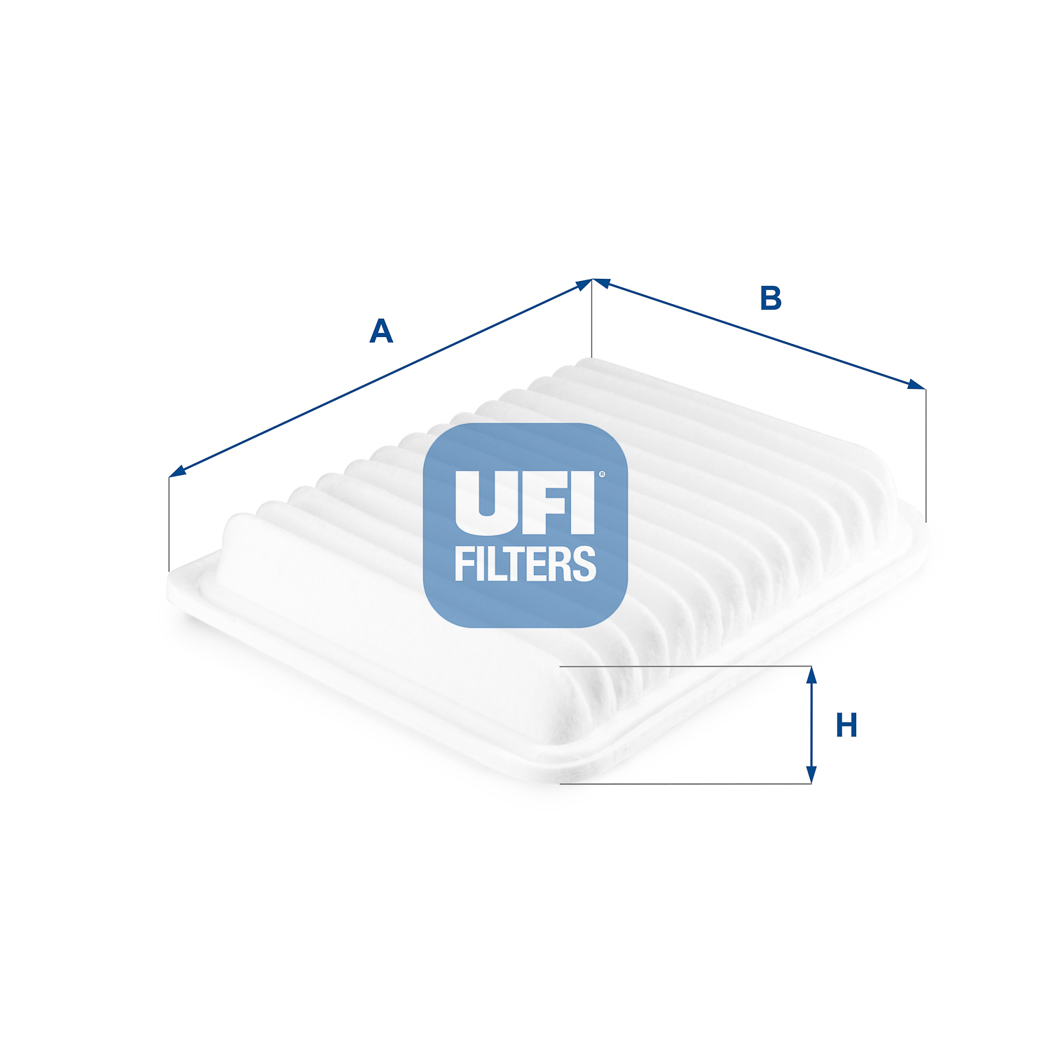 UFI Luftfilter 3070900 Filterindsats 55mm for CITROËN MITSUBISHI