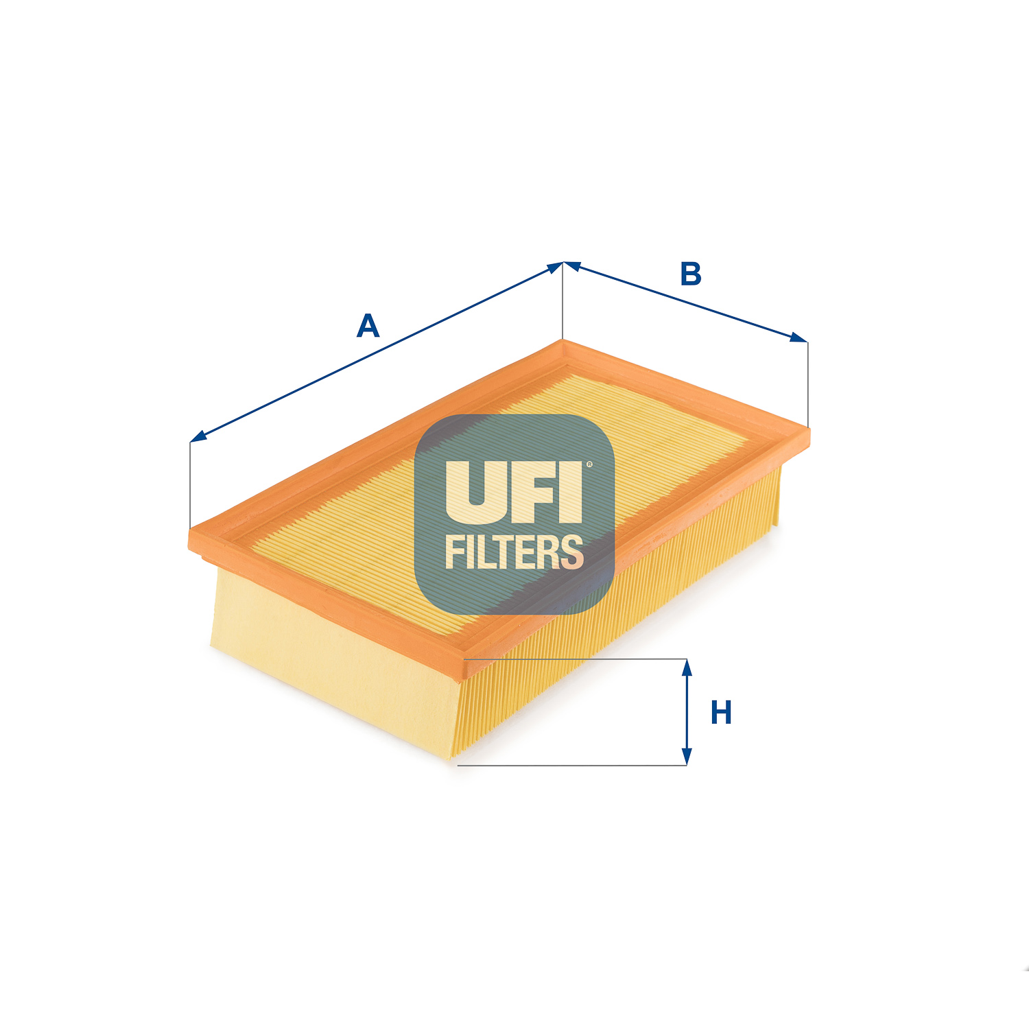 UFI Luftfilter 3071700 Filterindsats 77mm for PEUGEOT TOYOTA