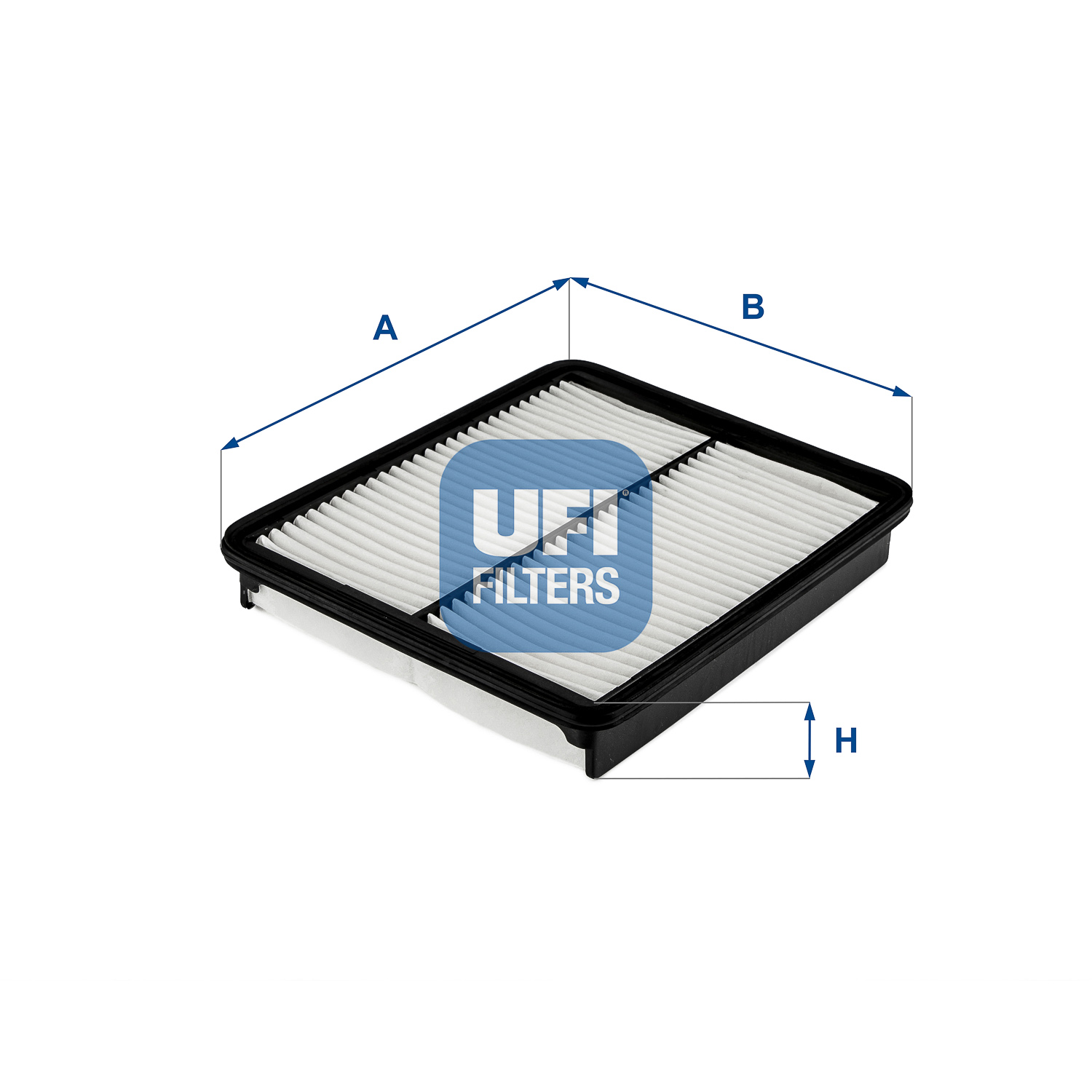 UFI Luftfilter 3072300 Filterindsats 41mm for KIA