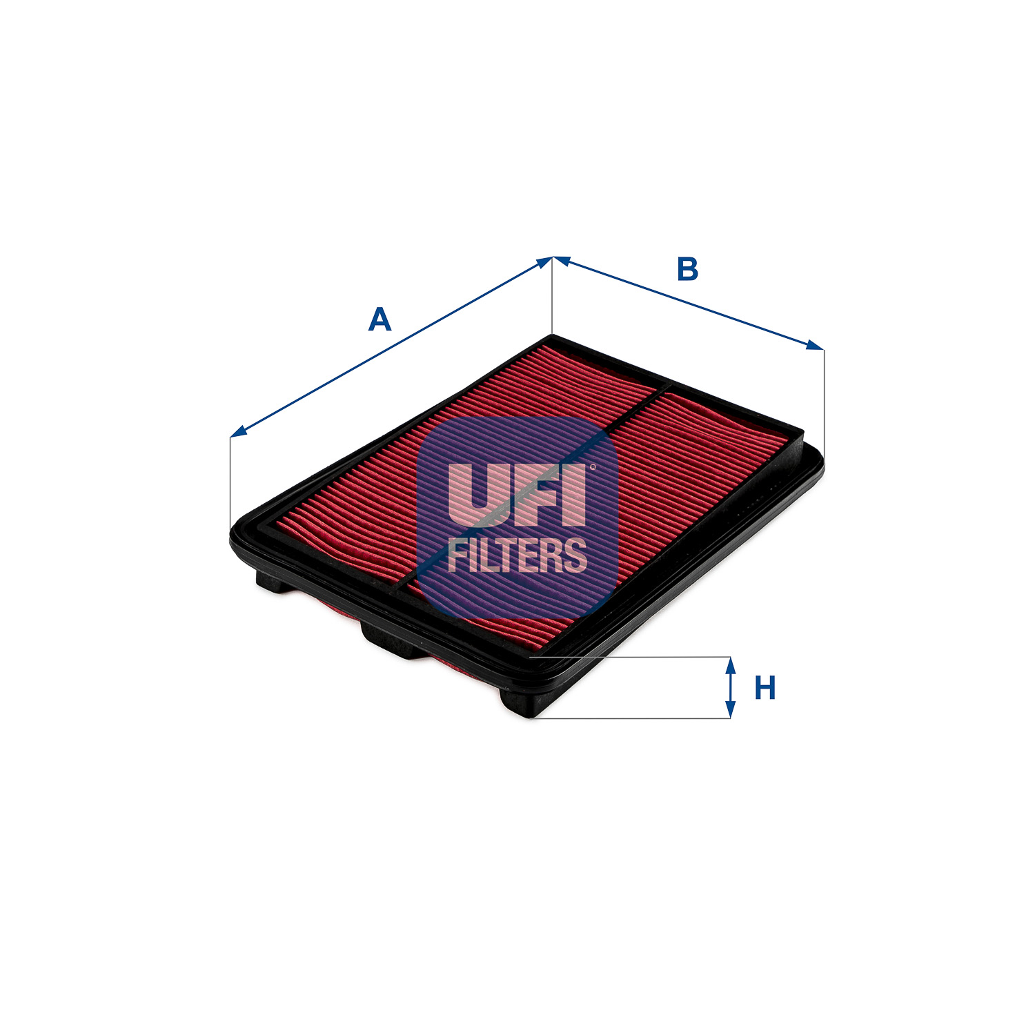 UFI Luftfilter 3072400 Filterindsats 30mm for RENAULT NISSAN