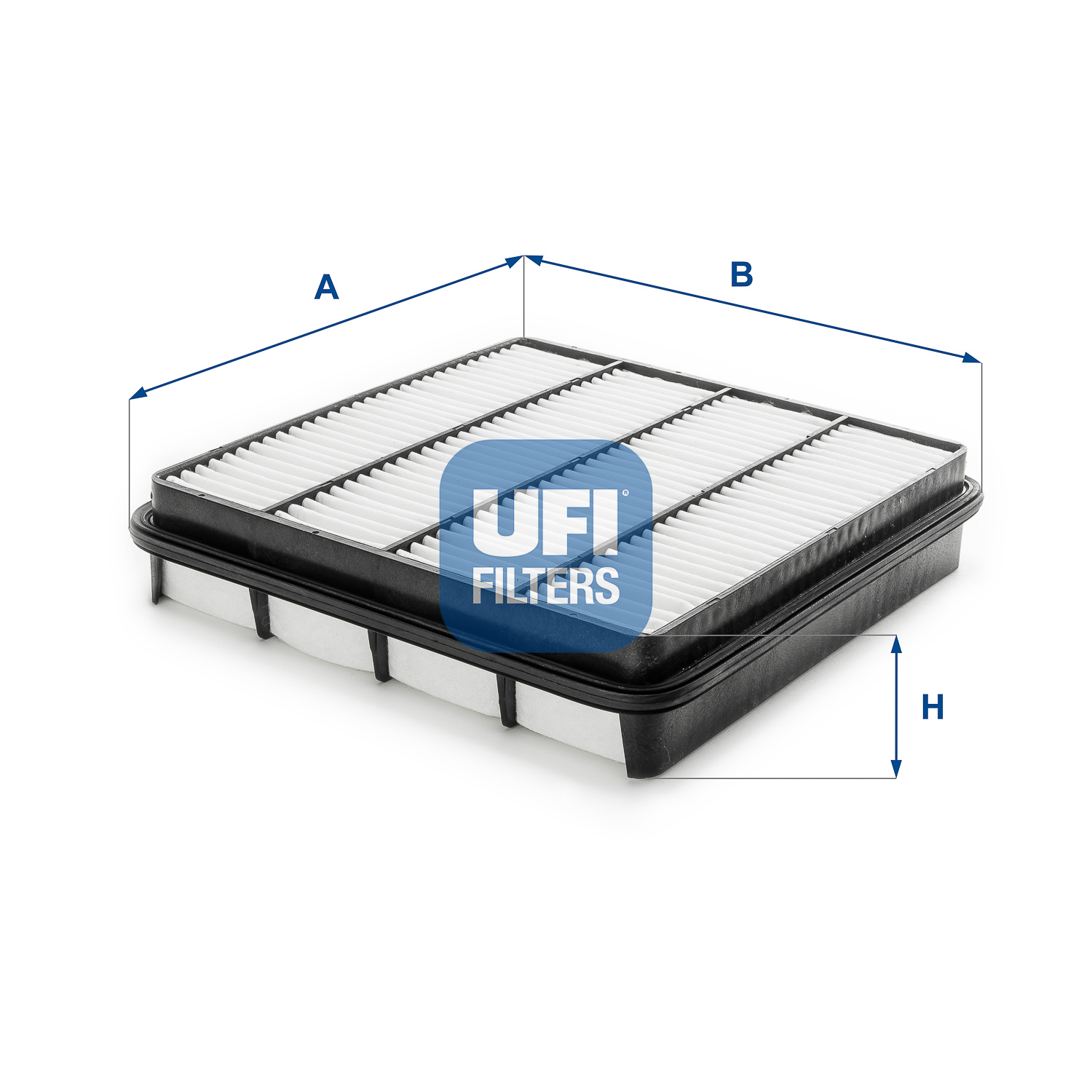 UFI Luftfilter 3078500 Filterindsats 76mm for TOYOTA