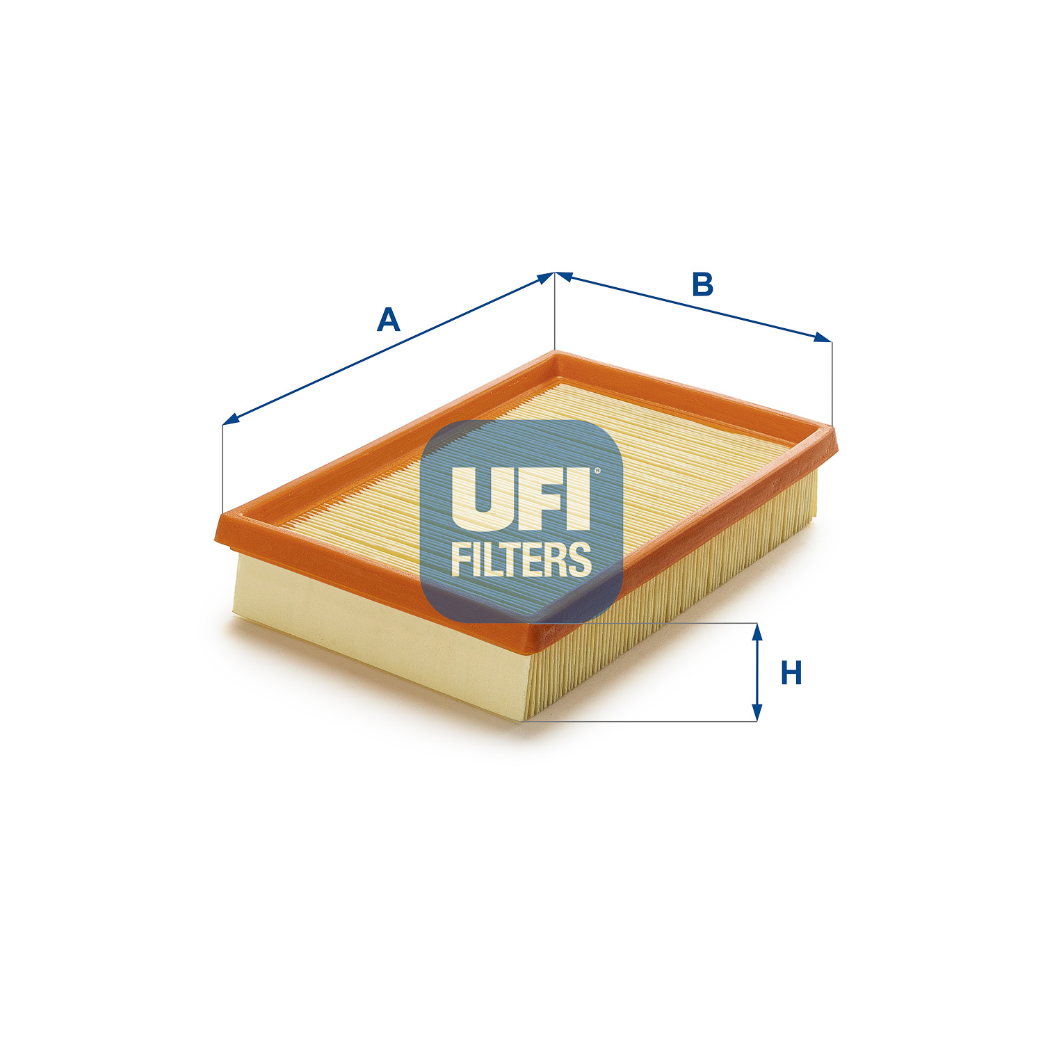 UFI Luftfilter 3078700 Filterindsats 38mm for MAZDA
