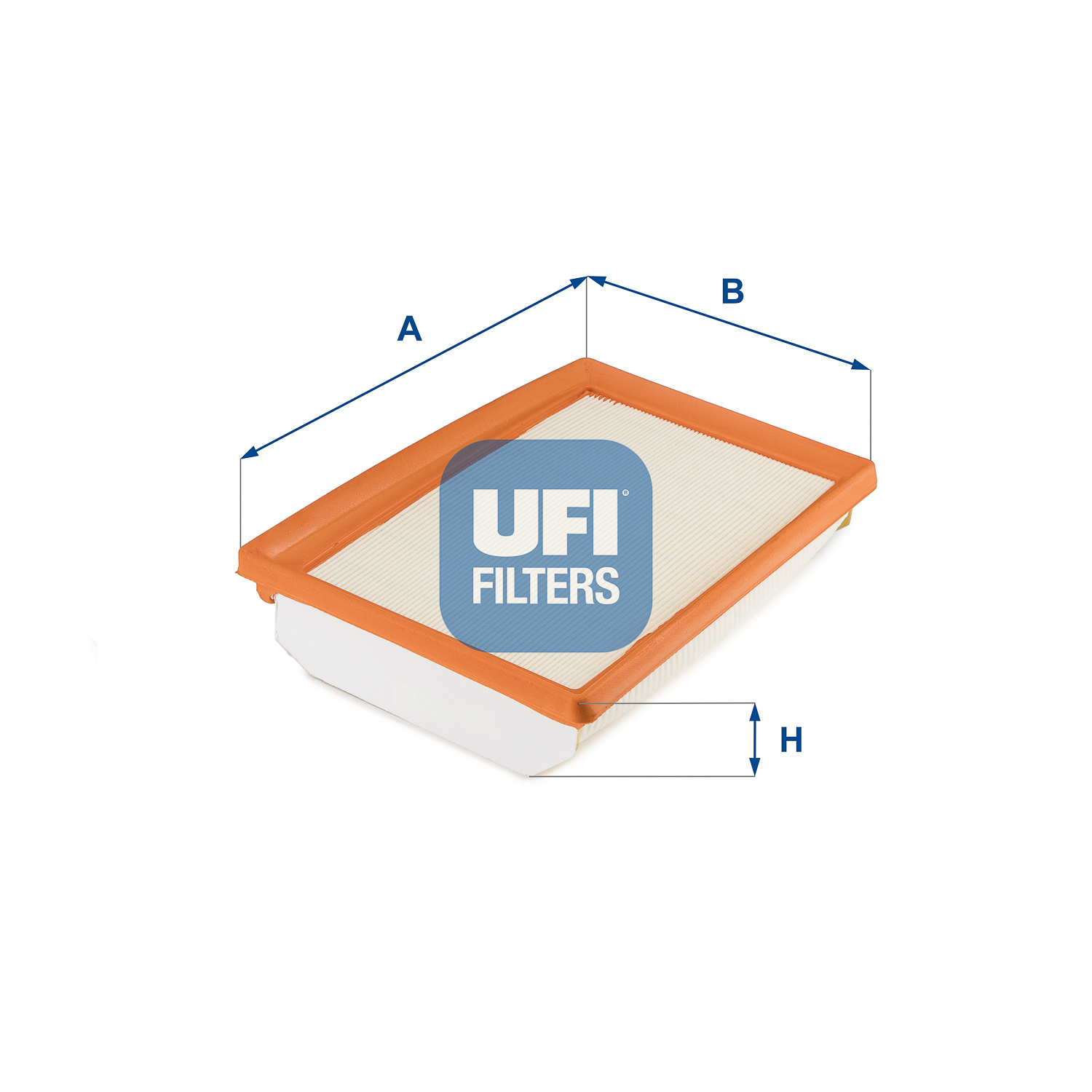 UFI Luftfilter 3079400 Filterindsats 50mm for FIAT CHRYSLER