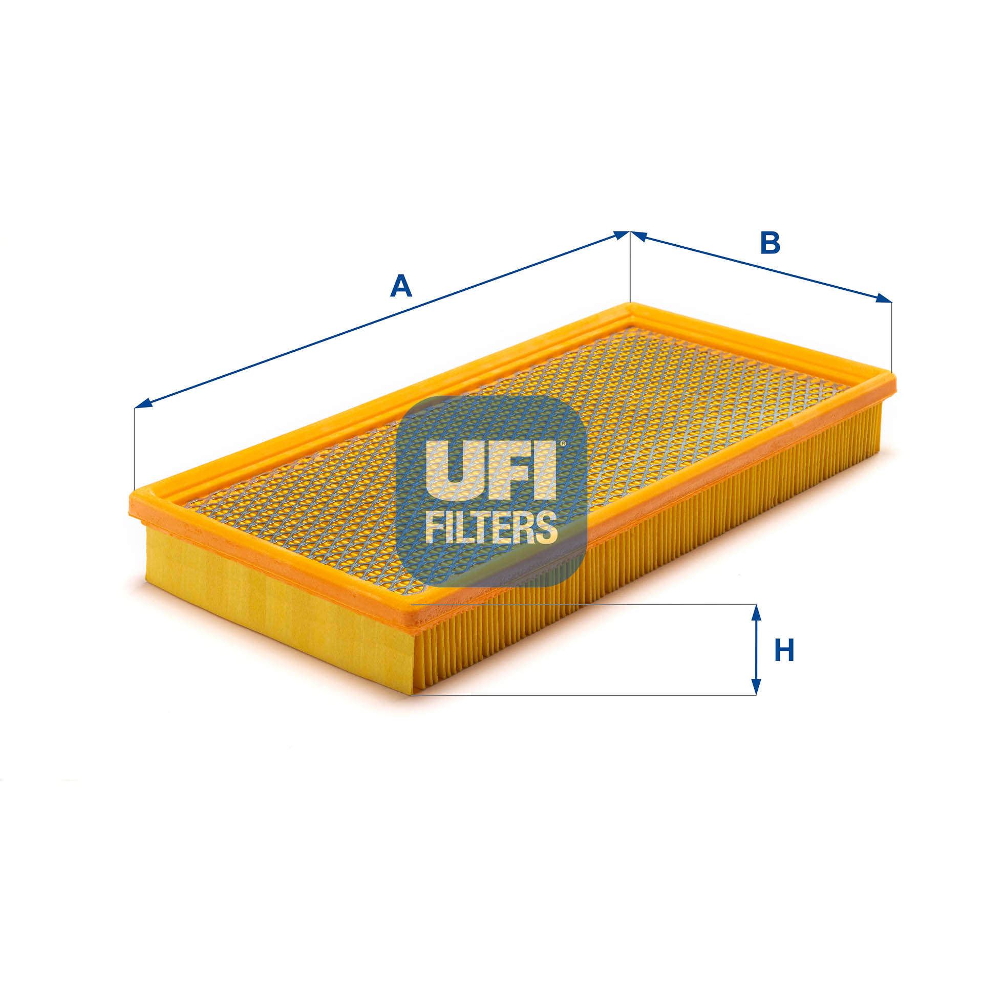 UFI Luftfilter 3097200 Filterindsats 43mm for JEEP