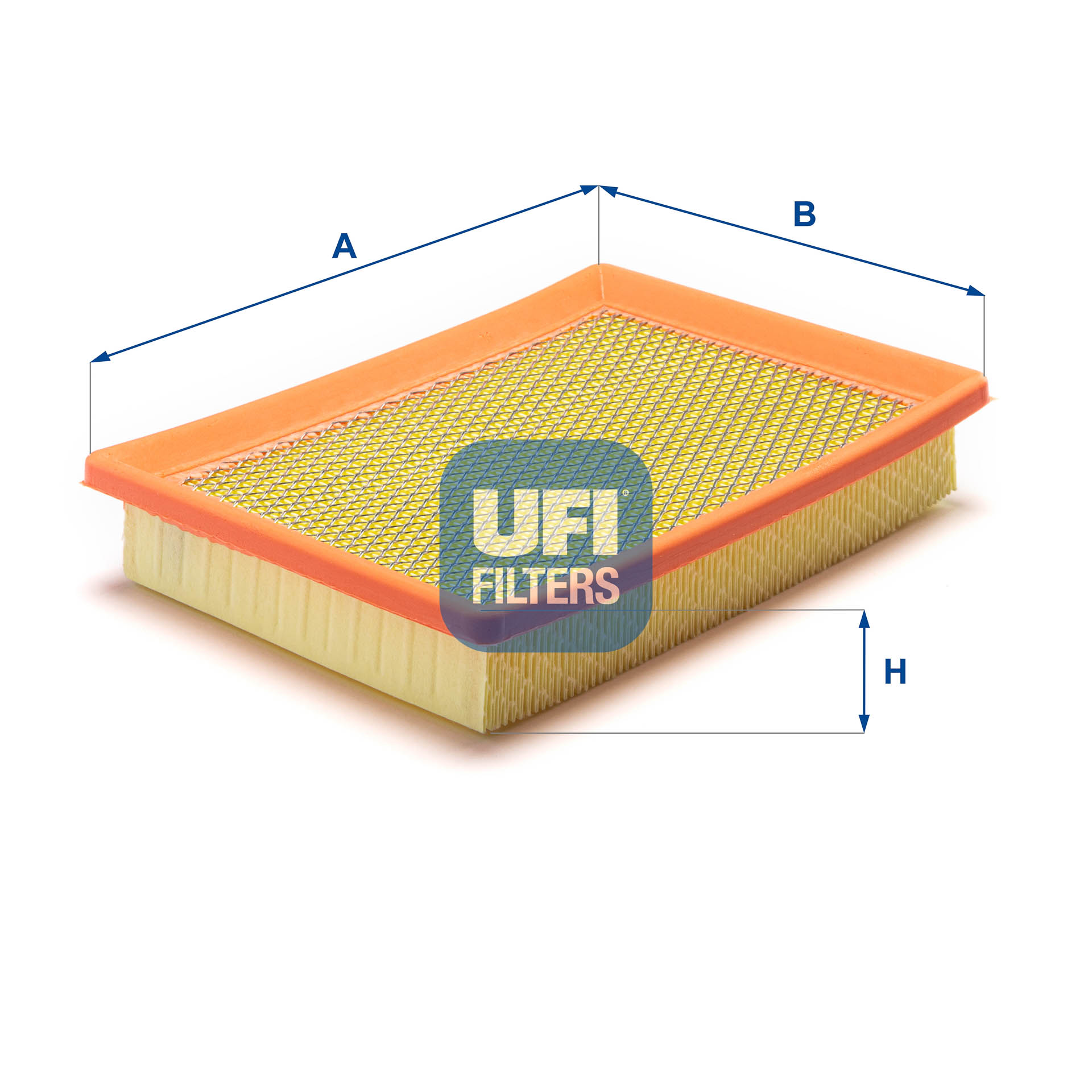 UFI Luftfilter 3099900 Filterindsats 41mm for FIAT