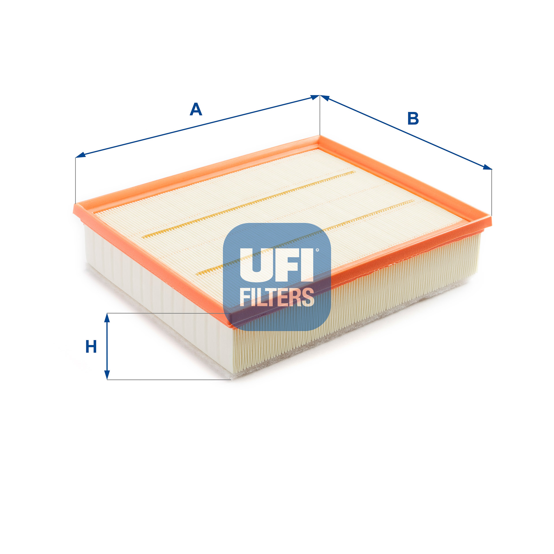 UFI Luftfilter 30a4100 Filterindsats 70mm for MAN VAG