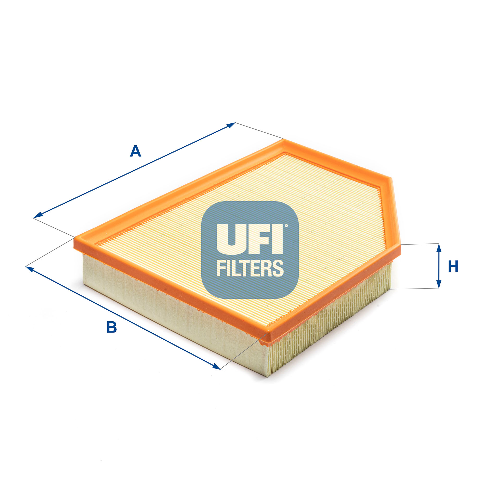 UFI Luftfilter 30a6200 Filterindsats 50mm for VOLVO