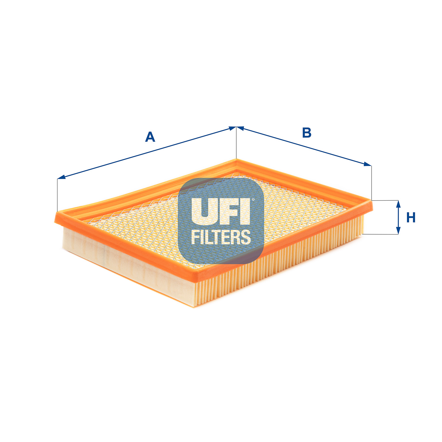 UFI Luftfilter 30b4400 Filterindsats 37mm for FIAT CHRYSLER
