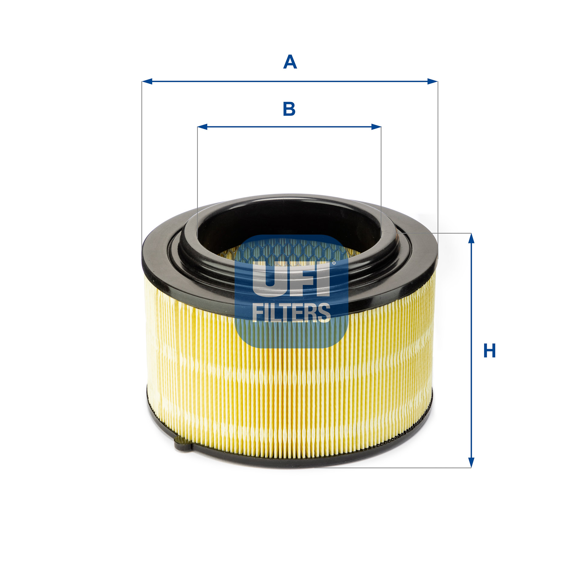 UFI Luftfilter 27b7400 Filterindsats outer_diameter_mm_497|Yderdiameter [mm]|223 inner_diameter_1_mm_995|Inder diameter 1 [mm]|136 138mm for FORD MAZ