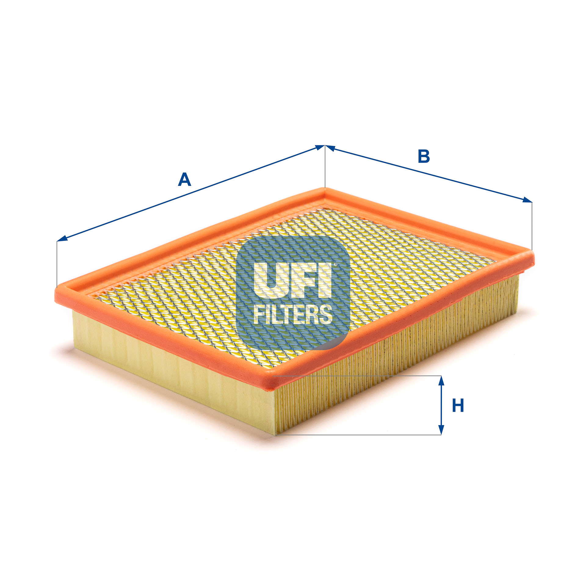 UFI Luftfilter 3009600 Filterindsats 41mm for OPEL GENERAL MOTORS