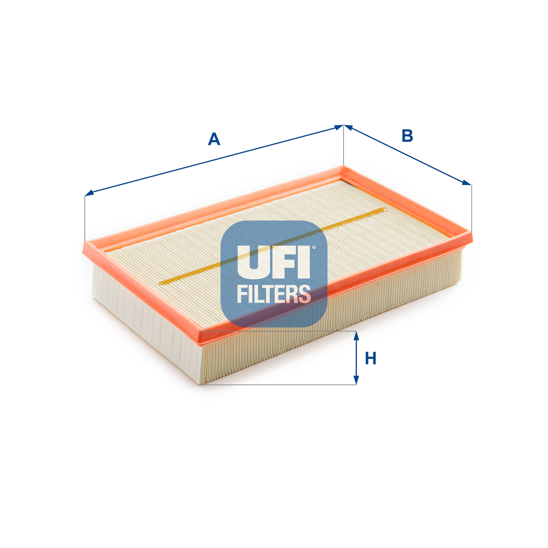 UFI Luftfilter 30a4500 Filterindsats 49mm for VAG