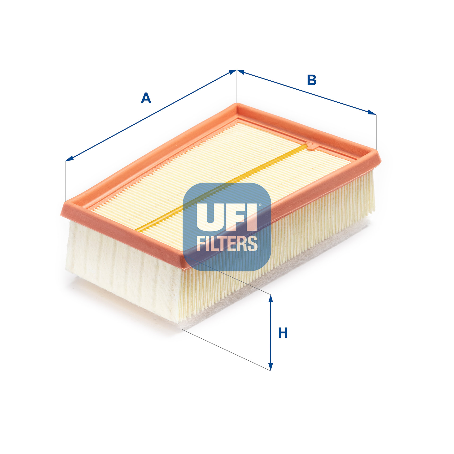 UFI Luftfilter 3049100 Filterindsats 58mm for RENAULT