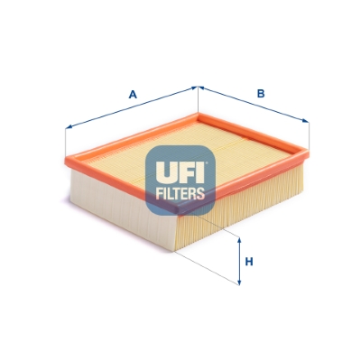 UFI Luftfilter 3043700 Filterindsats 57mm for HYUNDAI AMC