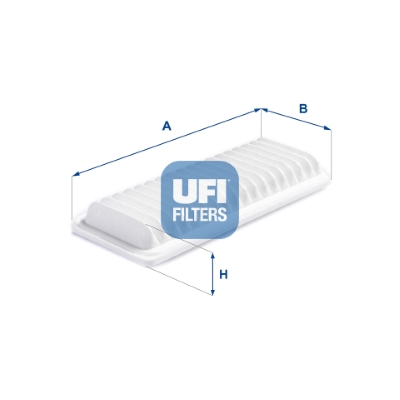 UFI Luftfilter 30b0400 Filterindsats 44mm for DAIHATSU