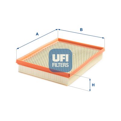 UFI Luftfilter 30c3700 Filterindsats 42mm for FORD
