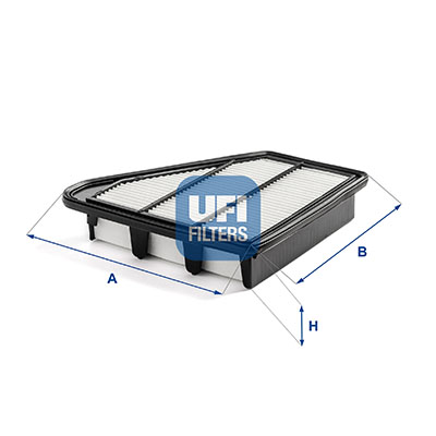 UFI Luftfilter 30c3900 Filterindsats 52mm for HONDA AMC