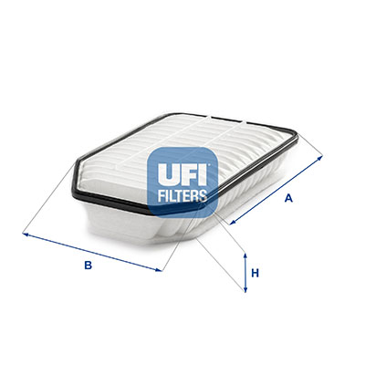 UFI Luftfilter 30c4500 Filterindsats 70mm for FIAT