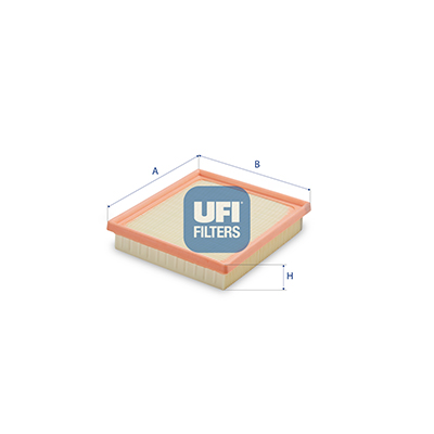 UFI Luftfilter 30c4600 Filterindsats 42mm for TOYOTA AMC