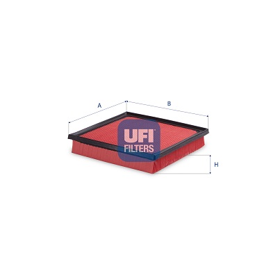 UFI Luftfilter 30c7600 Filterindsats 45mm for TOYOTA AMC