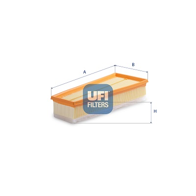 UFI Luftfilter 30d1300 Filterindsats 76mm for MERCEDES-BENZ