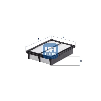 UFI Luftfilter 30d2200 Filterindsats 55mm for MAZDA AMC