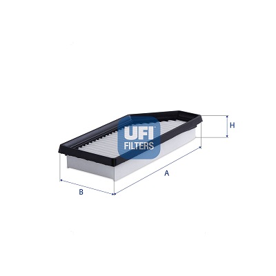 UFI Luftfilter 30.D67.00 Filterindsats 40mm for RENAULT
