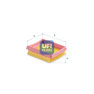 UFI Luftfilter 30d8300 Filterindsats 27mm for FORD