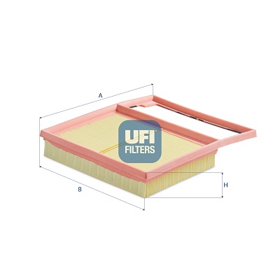 UFI Luftfilter 30d9200 Filterindsats 42mm for FORD
