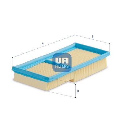 UFI Luftfilter 30b4200 Filterindsats 50mm for MERCEDES-BENZ CHRYSLER FIAT