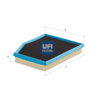 UFI Luftfilter 30b1200 Filterindsats 32mm for PORSCHE