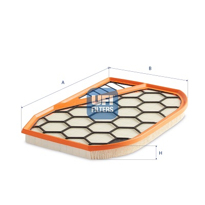 UFI Luftfilter 30e8600 Filterindsats 33mm for FIAT